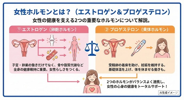 「女性ホルモン」とは?