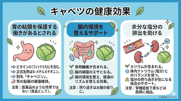 キャベツの健康効果