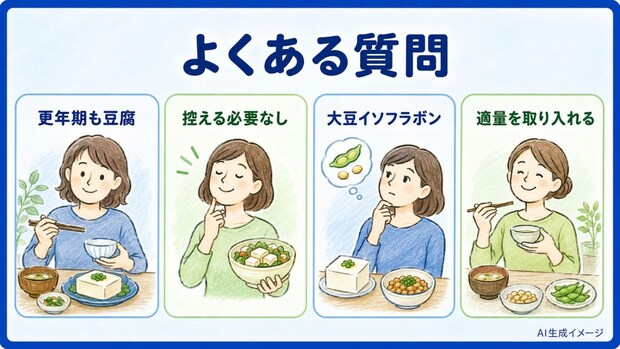 「女性ホルモンと大豆製品」についてよくある質問