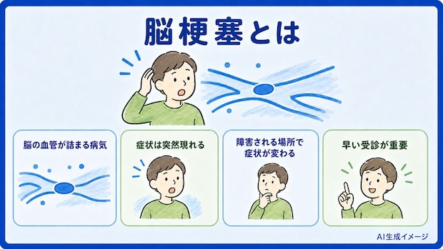 「脳梗塞」とは？