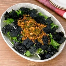 食物繊維1人分4.6g♪チョレギ風納豆サラダ