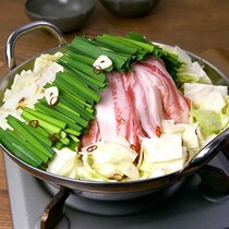 野菜たっぷり！豚バラドームのもつ鍋風
