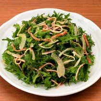 パパッと一品！わさび 菜とかにかまぼこの中華サラダ