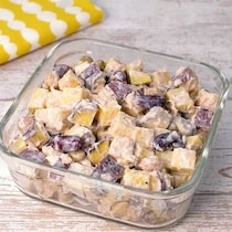 まとめて作って平日楽々♪さつまいもと豆のヨーグルトサラダ