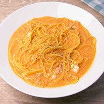 レンジで作る！ツナたまケチャップパスタ