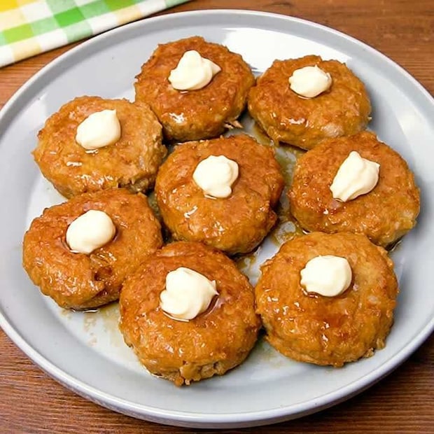 ごはんが進む！てりてりマヨつくね