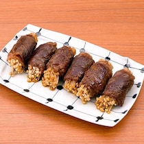 食べ応え抜群！牛ロース肉でえのきの肉巻き