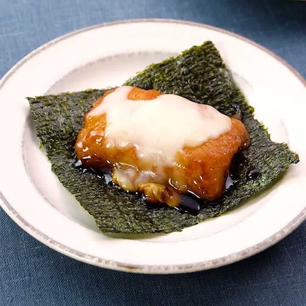 すき焼きのたれで簡単!とろとろチーズ磯辺もち