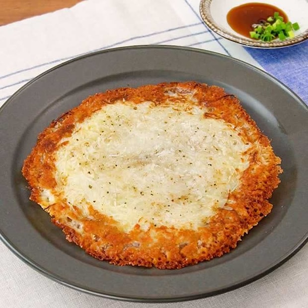 カリもち食感♪大根のつまのチーズ焼き