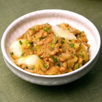 レンジでもちもち♪納豆みぞれ餅