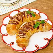 中からチョコがとろ〜り♪丸ごとチョコバナナパイ