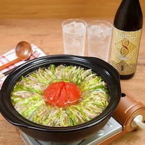 半玉使い切り！豚バラキャベツのうま塩鍋