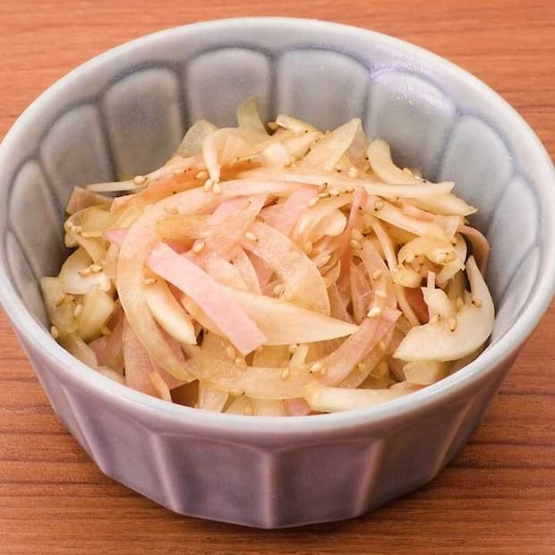 具材2つ♪玉ねぎとハムの中華サラダ