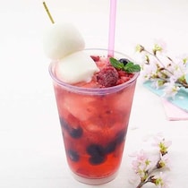 お花見のおともに♪お花見クリームソーダ