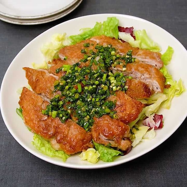 大さじ1の油で作れる！豚こま油淋豚