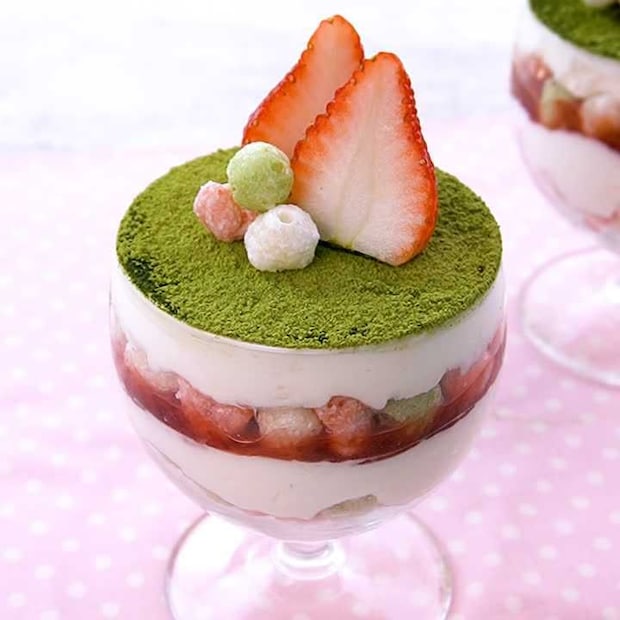 サクサク食感！ひな祭りパフェ