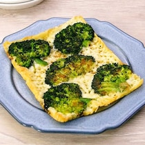 カリほく感がたまらない♪スマッシュドチーズブロッコリー