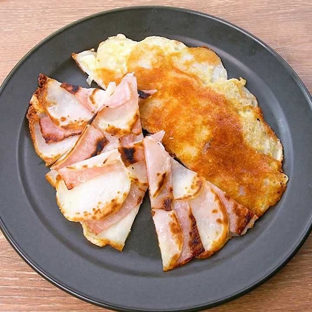 カリッとおいしい！じゃがいもとベーコンのチーズ焼き