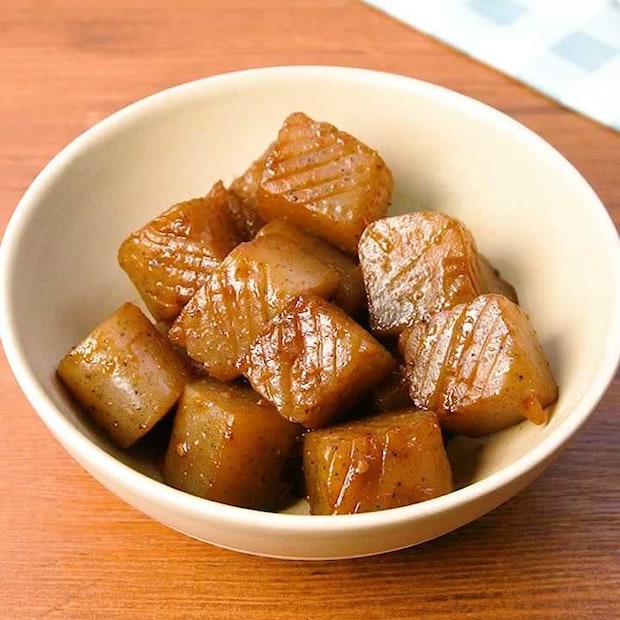 焼肉のたれで作る！コロコロこんにゃく炒め