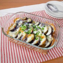 とろーり♪なすとひき肉のチーズ焼き