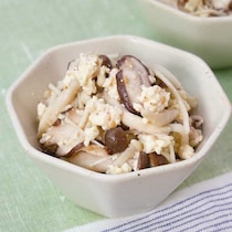 レンジで作る！きのこの白和え