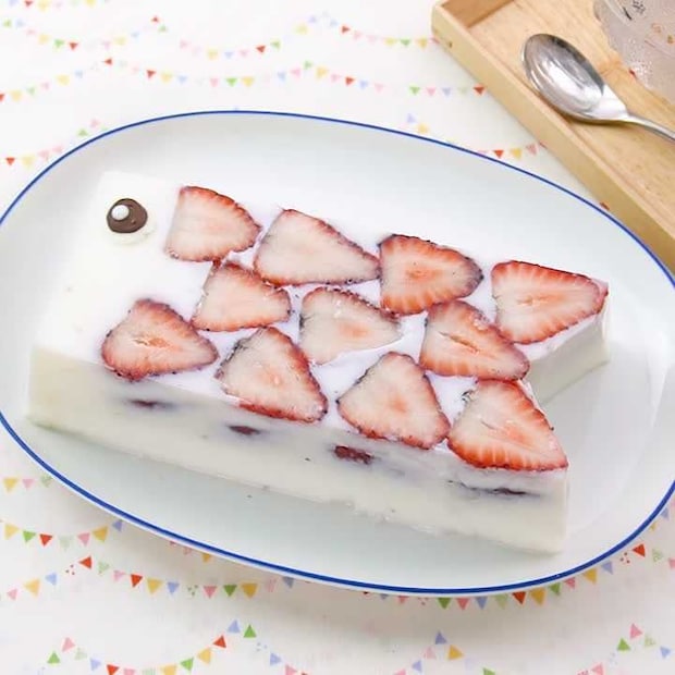 こどもの日にぴったり♪こいのぼりの牛乳寒天