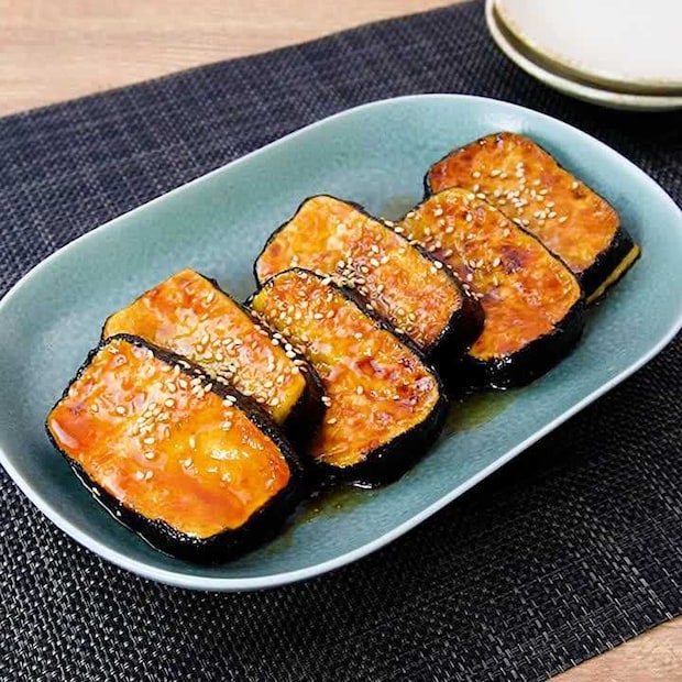 甘辛味でご飯がすすむ！豆腐の海苔巻き