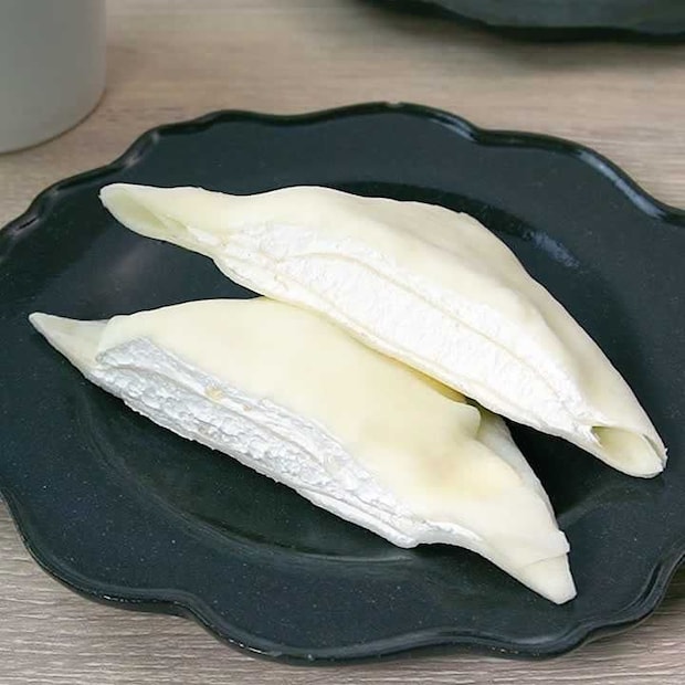 春巻きの皮で作る！折りたたみクレープ