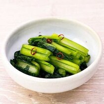箸休めにぴったり♪小松菜の白だし浅漬け