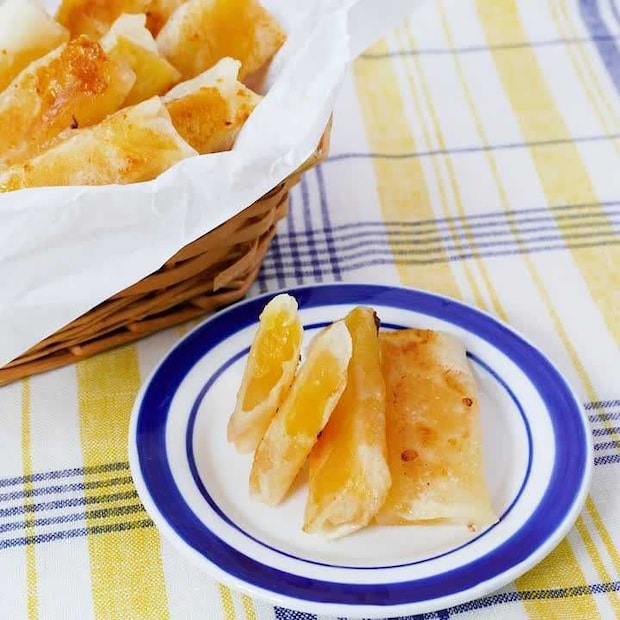 サクサク＆ねっとり食感♪干し芋ミニスティックパイ