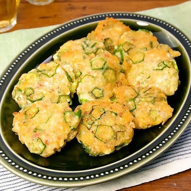 もっちり食感がやみつき!オクラのもちもち焼き