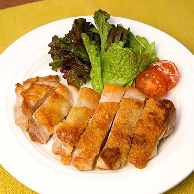 材料2つで作る！塩チキンソテー