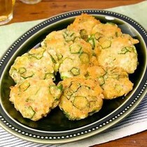 もっちり食感がやみつき！オクラのもちもち焼き