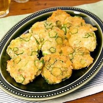 もっちり食感がやみつき！オクラのもちもち焼き