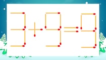 【マッチ棒クイズ】1本だけ動かして正しい式に：3+9=9？