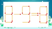 【マッチ棒クイズ】1本だけ動かして正しい式に：8-9=8？