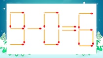 【マッチ棒クイズ】1本だけ動かして正しい式に：9-0=6？
