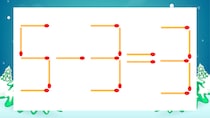 【マッチ棒クイズ】1本だけ動かして正しい式に：5-3=3？