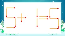 【マッチ棒クイズ】1本だけ動かして正しい式に：5+1=5？