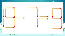 【マッチ棒クイズ】1本だけ動かして正しい式に：19-7=9？