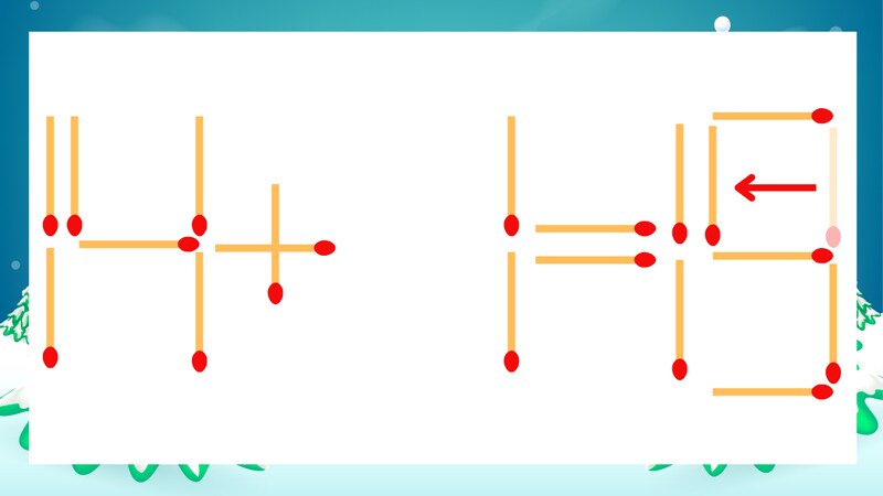 【マッチ棒クイズ】1本だけ動かして正しい式に：14-1=15？の正解画像