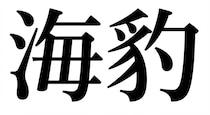【難読漢字】「海豹」水族館の人気者！