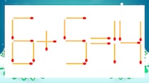【マッチ棒クイズ】1本だけ動かして正しい式に：6+5=14？