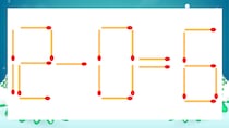 【マッチ棒クイズ】1本だけ動かして正しい式に：12-0=6？