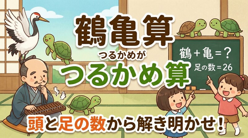 【鶴亀算】車とバイク