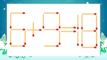 【マッチ棒クイズ】1本だけ動かして正しい式に：6+9=18？