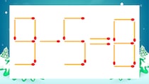 【マッチ棒クイズ】1本だけ動かして正しい式に：9-5=8？