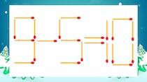 【マッチ棒クイズ】1本だけ動かして正しい式に：9-5=10？