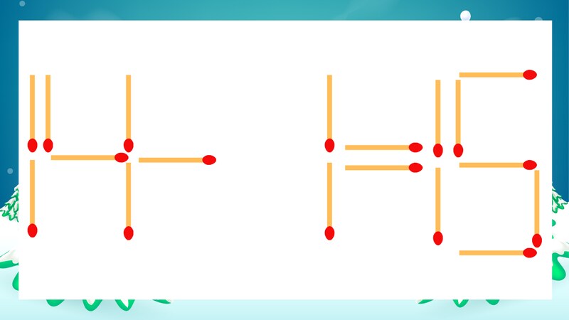 【マッチ棒クイズ】1本だけ動かして正しい式に：14-1=15？の画像