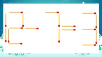 【マッチ棒クイズ】1本だけ動かして正しい式に：12-7=3？